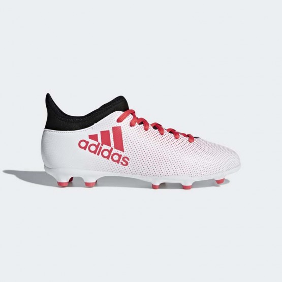 Kids Grey/Black Adidas X 17.3 Firm Ground Cleats Soccer Cleats 920WDARI->Adidas Kids->Sneakers